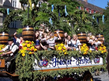 Oktoberfest Opening Parade, Munich, Germany from Wikimedia Commons